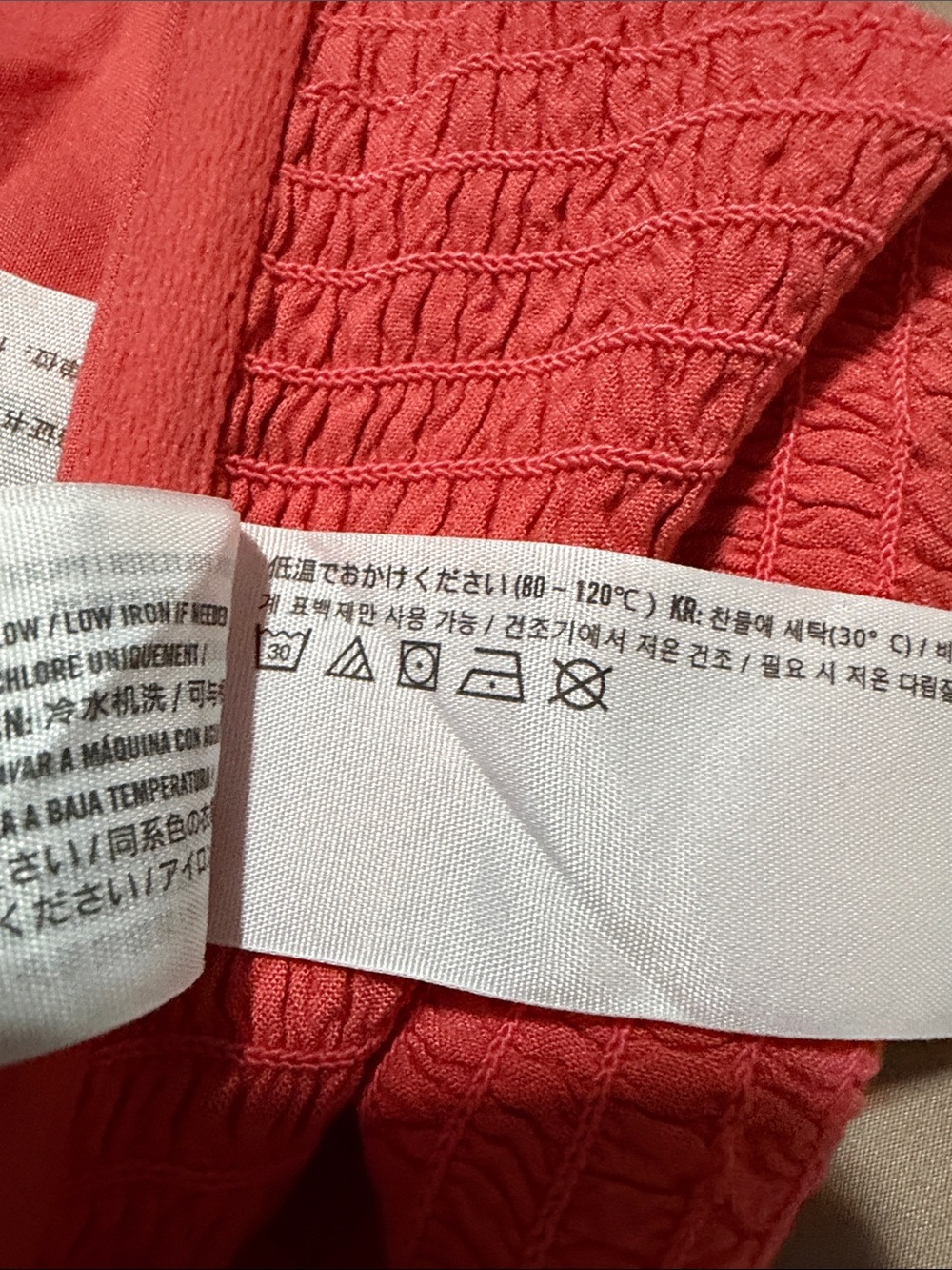 Abercrombie & Fitch Coral Floral Ruffle-Trim Crop Camisole - Picture 8 of 10